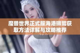 魔兽世界正式服海港狮鹫获取方法详解与攻略推荐