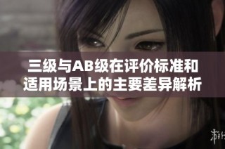 三级与AB级在评价标准和适用场景上的主要差异解析