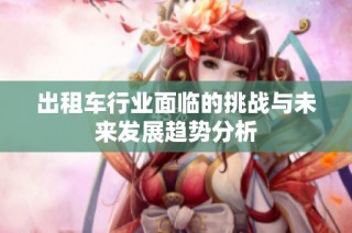 出租车行业面临的挑战与未来发展趋势分析