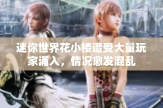 迷你世界花小楼遭受大量玩家涌入，情况愈发混乱
