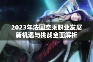 2023年法国空乘职业发展新机遇与挑战全面解析