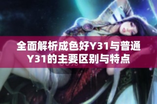 全面解析成色好Y31与普通Y31的主要区别与特点