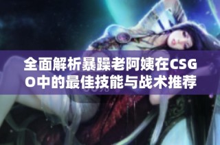 全面解析暴躁老阿姨在CSGO中的最佳技能与战术推荐