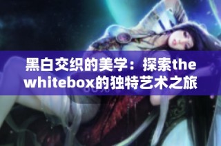 黑白交织的美学：探索thewhitebox的独特艺术之旅