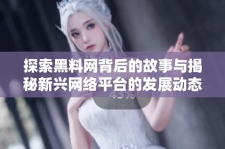探索黑料网背后的故事与揭秘新兴网络平台的发展动态