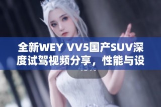 全新WEY VV5国产SUV深度试驾视频分享，性能与设计全面解析