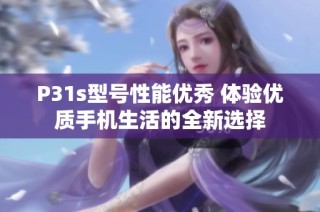 P31s型号性能优秀 体验优质手机生活的全新选择
