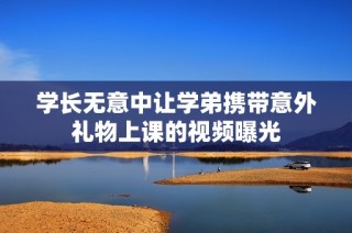 学长无意中让学弟携带意外礼物上课的视频曝光