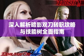 深入解析暗影双刀转职攻略与技能树全面指南