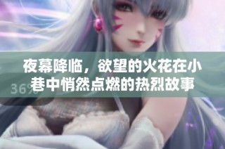 夜幕降临，欲望的火花在小巷中悄然点燃的热烈故事