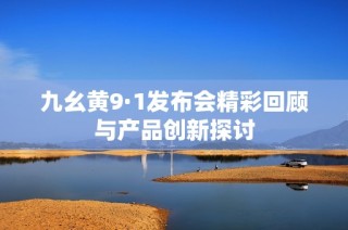 九幺黄9·1发布会精彩回顾与产品创新探讨