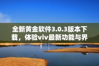 全新黄金软件3.0.3版本下载，体验viv最新功能与界面