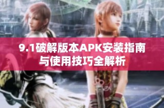 9.1破解版本APK安装指南与使用技巧全解析