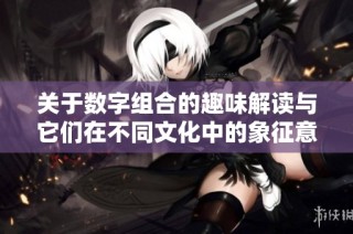 关于数字组合的趣味解读与它们在不同文化中的象征意义探讨
