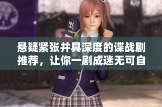 悬疑紧张并具深度的谍战剧推荐，让你一剧成迷无可自拔