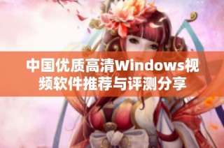 中国优质高清Windows视频软件推荐与评测分享