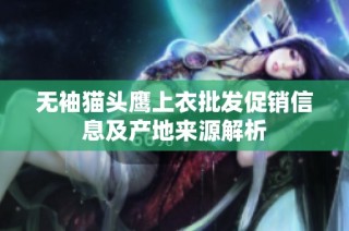 无袖猫头鹰上衣批发促销信息及产地来源解析
