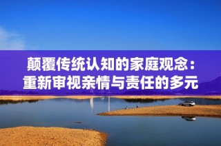 颠覆传统认知的家庭观念：重新审视亲情与责任的多元关系