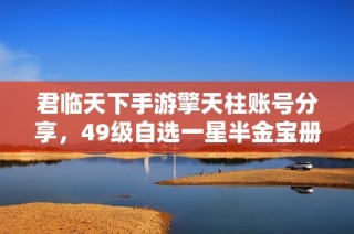 君临天下手游擎天柱账号分享，49级自选一星半金宝册子攻略