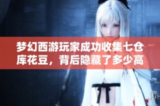 梦幻西游玩家成功收集七仓库花豆，背后隐藏了多少高宝图的故事