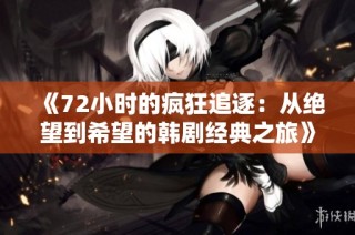 《72小时的疯狂追逐：从绝望到希望的韩剧经典之旅》
