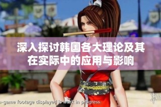 深入探讨韩国各大理论及其在实际中的应用与影响