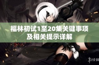 福林初试1至20集关键事项及相关提示详解