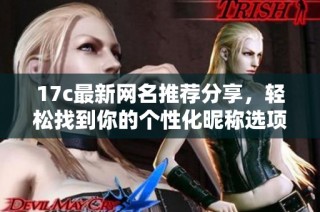 17c最新网名推荐分享，轻松找到你的个性化昵称选项