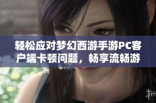 轻松应对梦幻西游手游PC客户端卡顿问题，畅享流畅游戏体验