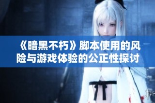 《暗黑不朽》脚本使用的风险与游戏体验的公正性探讨