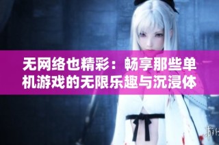 无网络也精彩：畅享那些单机游戏的无限乐趣与沉浸体验