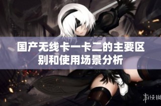 国产无线卡一卡二的主要区别和使用场景分析