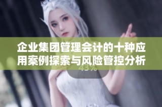 企业集团管理会计的十种应用案例探索与风险管控分析