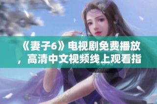 《妻子6》电视剧免费播放，高清中文视频线上观看指南