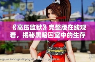 《高压监狱》完整版在线观看，揭秘黑暗囚室中的生存与血泪故事