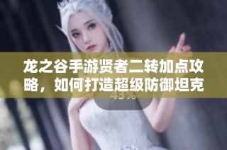 龙之谷手游贤者二转加点攻略，如何打造超级防御坦克角色