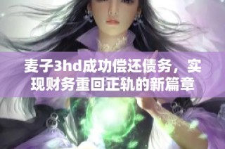 麦子3hd成功偿还债务，实现财务重回正轨的新篇章