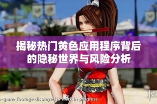 揭秘热门黄色应用程序背后的隐秘世界与风险分析
