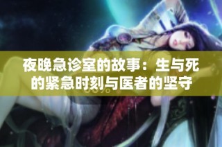 夜晚急诊室的故事：生与死的紧急时刻与医者的坚守