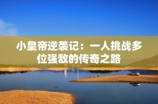 小皇帝逆袭记：一人挑战多位强敌的传奇之路