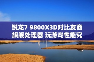 锐龙7 9800X3D对比友商旗舰处理器 玩游戏性能究竟有多强？