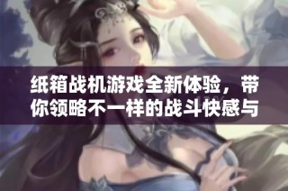 纸箱战机游戏全新体验，带你领略不一样的战斗快感与策略乐趣