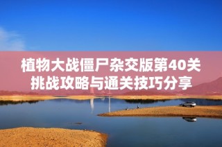 植物大战僵尸杂交版第40关挑战攻略与通关技巧分享