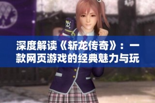 深度解读《斩龙传奇》：一款网页游戏的经典魅力与玩家社区的独特文化心得