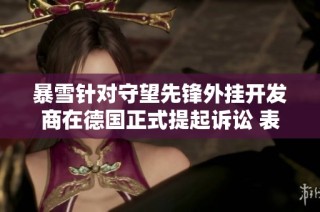 暴雪针对守望先锋外挂开发商在德国正式提起诉讼 表达愤怒升级