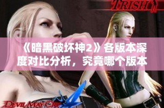 《暗黑破坏神2》各版本深度对比分析，究竟哪个版本最值得玩家选择与体验？
