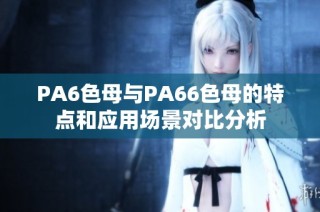 PA6色母与PA66色母的特点和应用场景对比分析