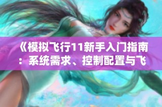 《模拟飞行11新手入门指南：系统需求、控制配置与飞行技巧解析》