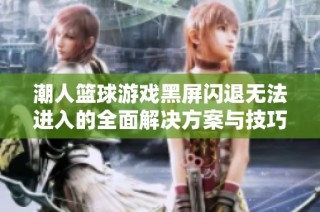 潮人篮球游戏黑屏闪退无法进入的全面解决方案与技巧分享