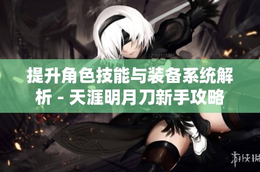 提升角色技能与装备系统解析 - 天涯明月刀新手攻略